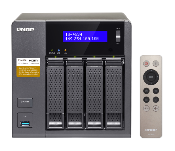 QNAP TS-453A-4G (4xHDD, 4x1.6-2GHz, 4GB, 4xUSB, 4xLAN) - 289935 - zdjęcie 3